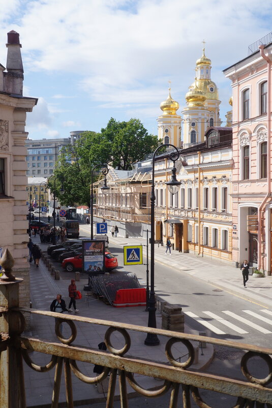 вид на Владимирский собор из Музея Достоевского - zavitok *