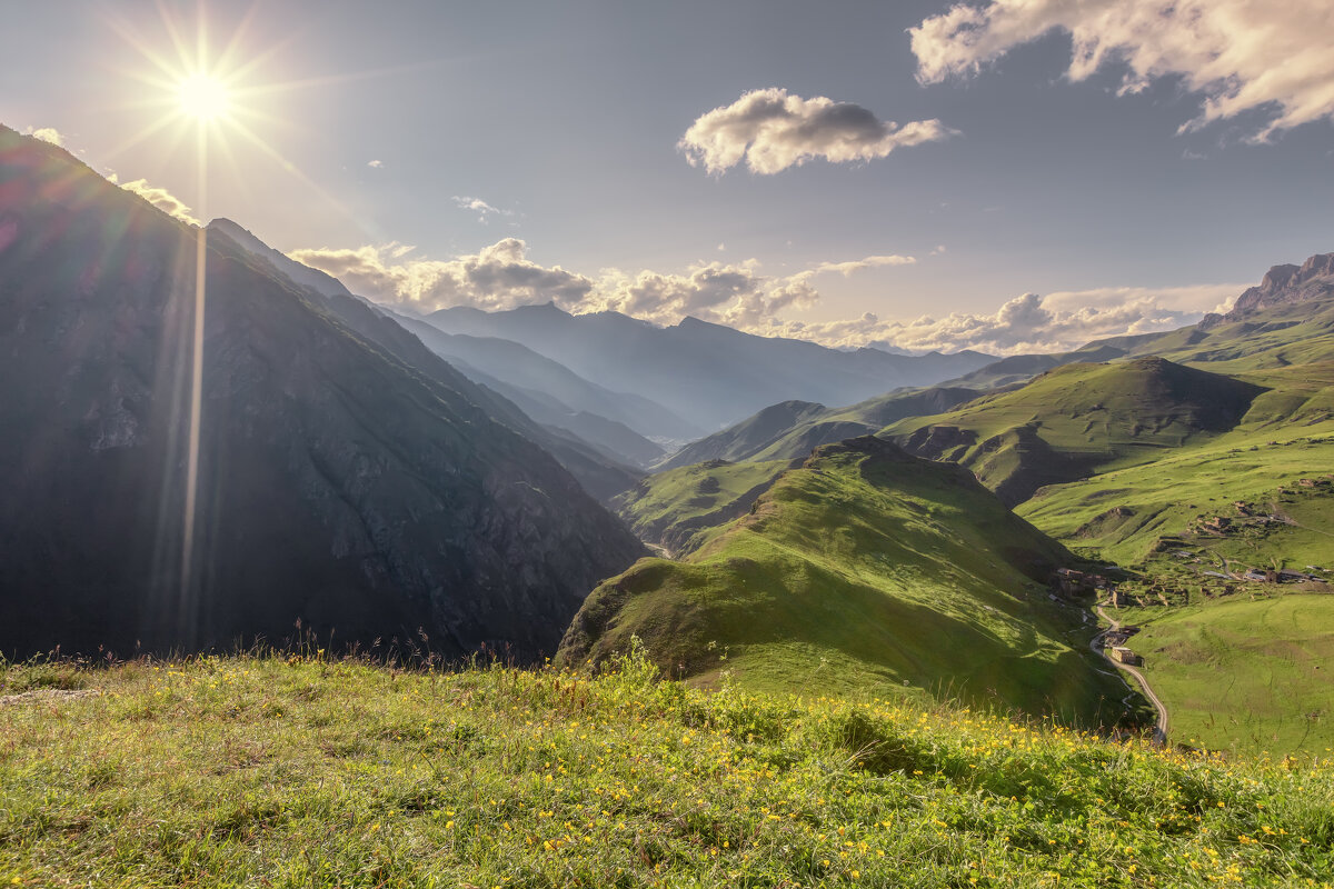 Горы Осетии. - Владимир Колесников