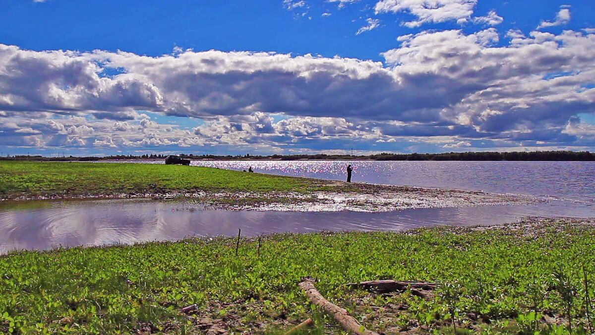 Июль...Рыбаки на Юганской Оби! - Владимир 