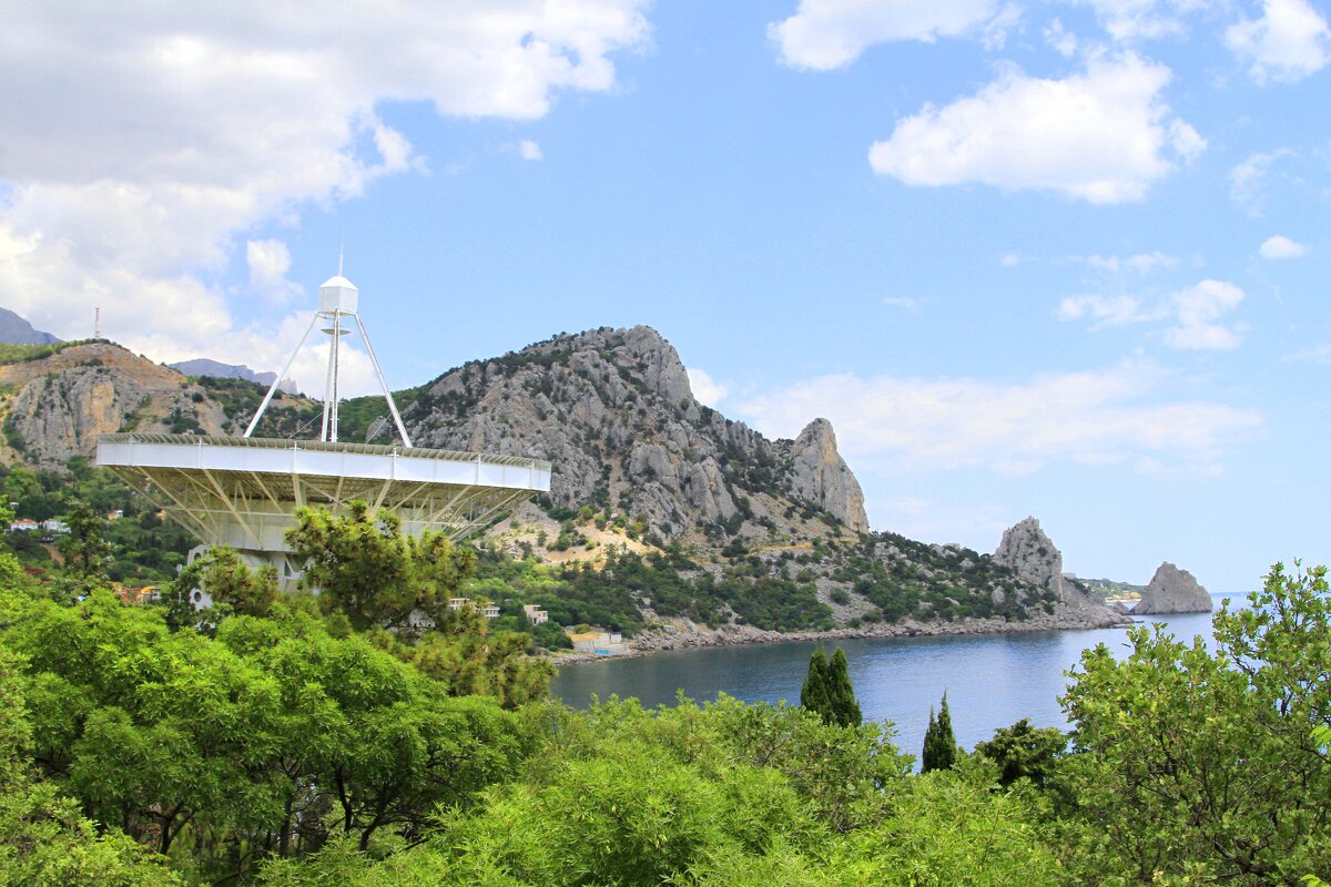 Радиотелескоп в Кацивели. - Геннадий Валеев