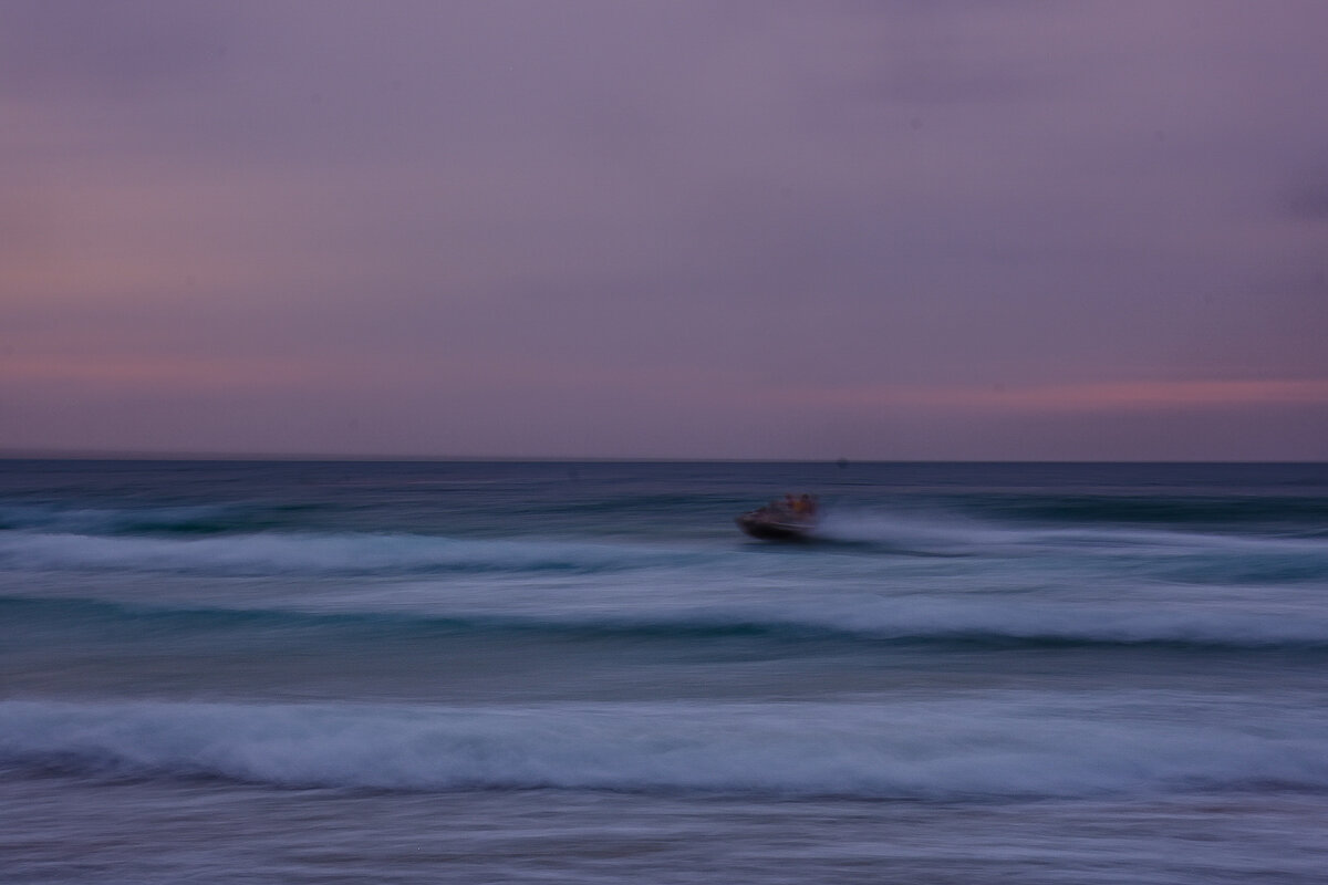 На глайдере в шторм. Съемка с проводкой, длинная выдержка - Renkse L.J.