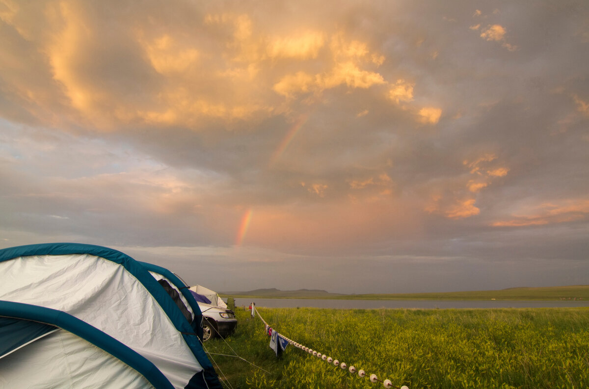Радуга на озере Тус - Владимир Кириченко