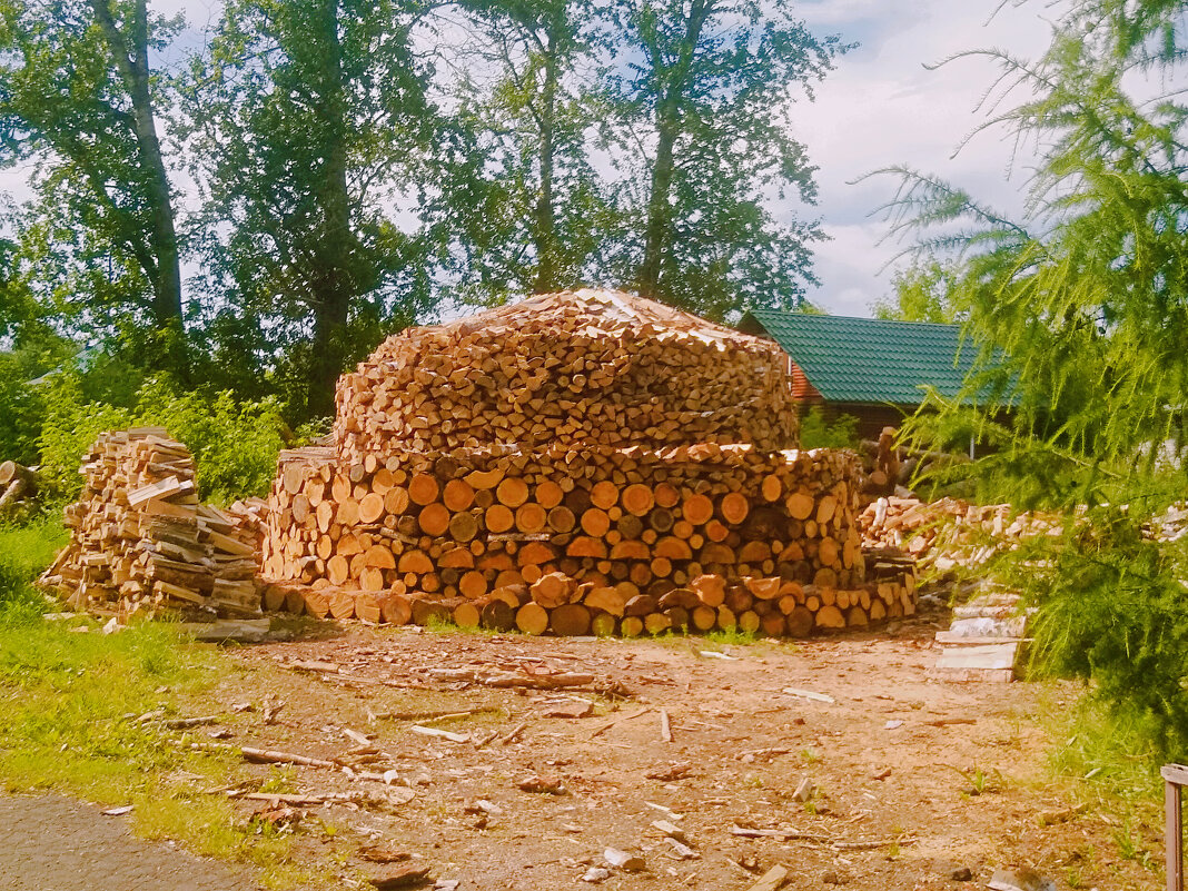Художественная укладка дров - Сергей Кочнев