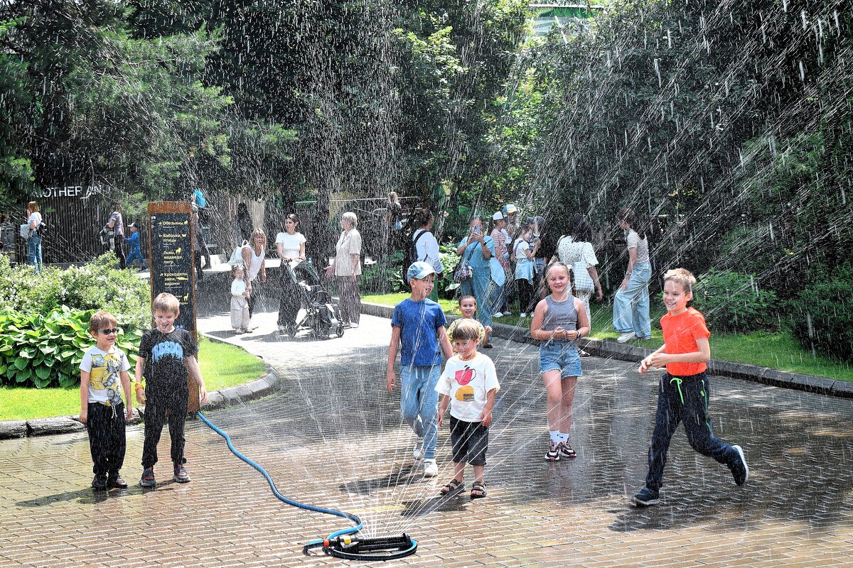 Водные процедуры в зной. - Татьяна Помогалова