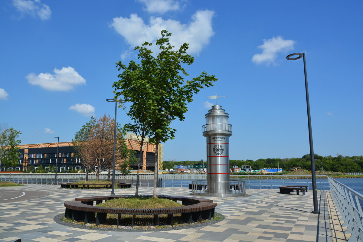 Нагатинский затон. Набережная Ривьер Парк. - Анастасия Смирнова