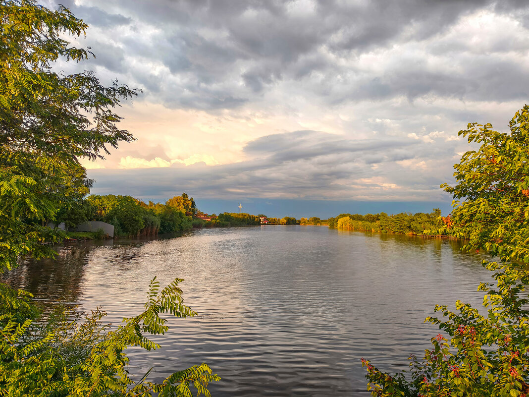 Река Журавка вечером - Валерий Ткаченко