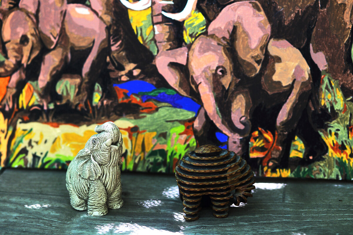 Слоники на природе - Юрий Гайворонскiий