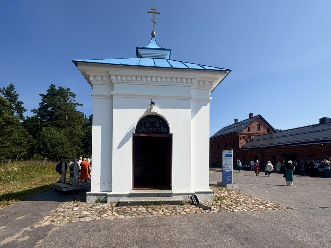 Часовня Николая Чудотворца...Остров "Коневец" - Наталия Павлова