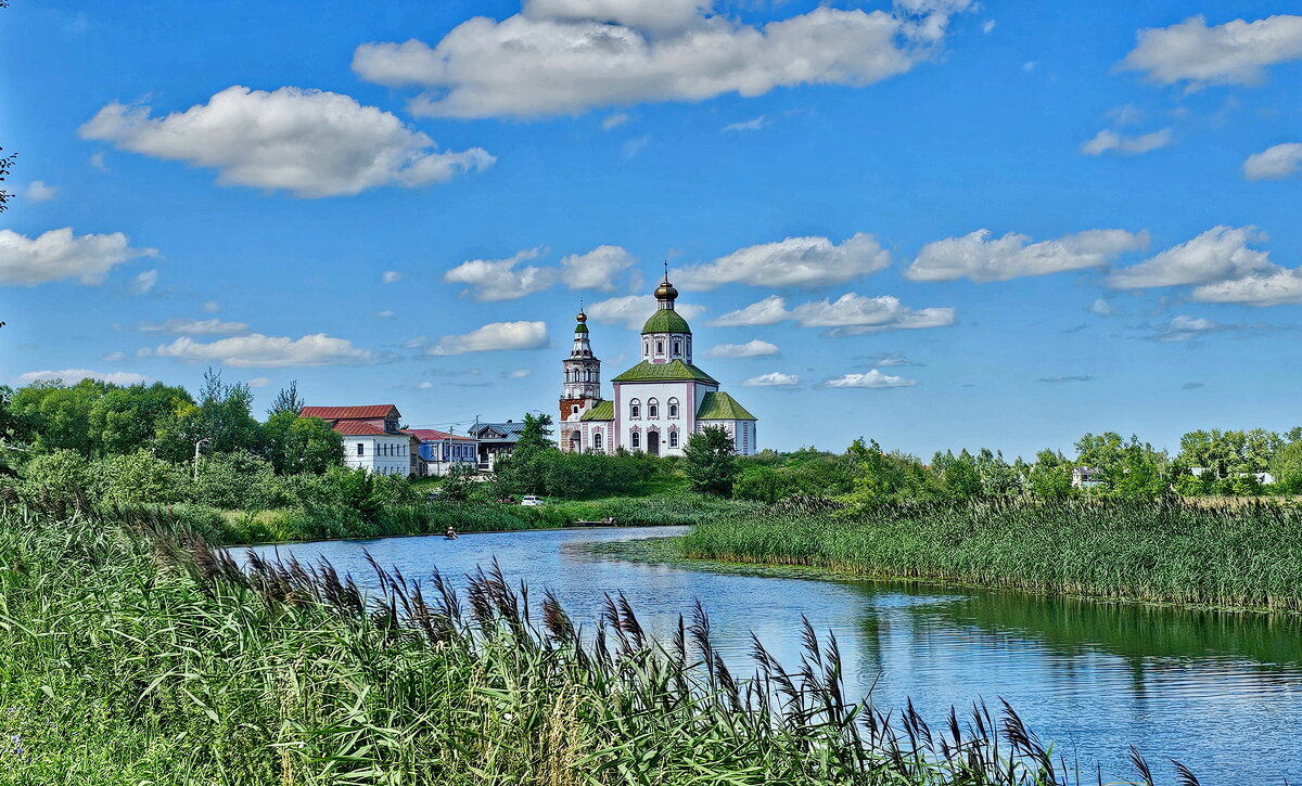 Суздаль. Ильинская церковь. Река Каменка. - Михаил Свиденцов