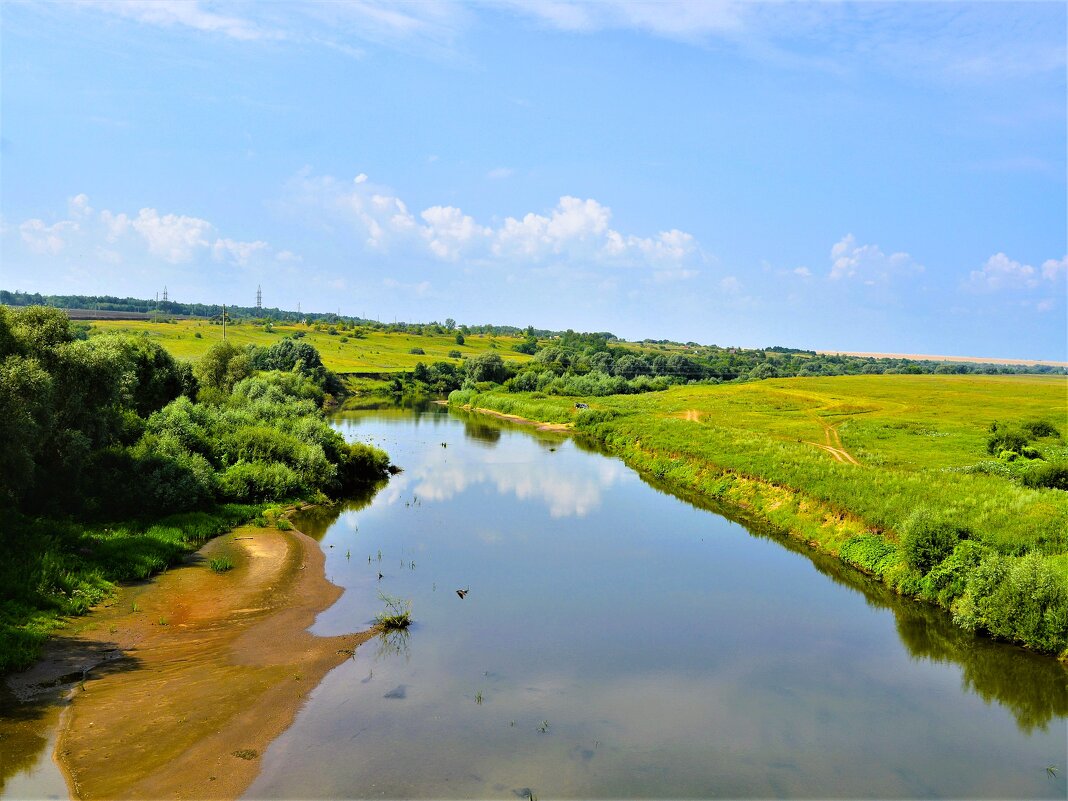 Алатырь. Река Алатырь летом. - Пётр Чернега Алатырь. Река Алатырь летом. - Пётр Чернега
