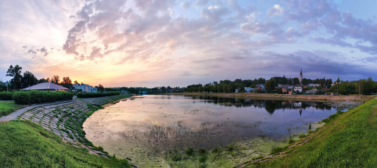 Александров / Закат на реке Серая - Денис Бочкарёв Александров / Закат на реке Серая - Денис Бочкарёв