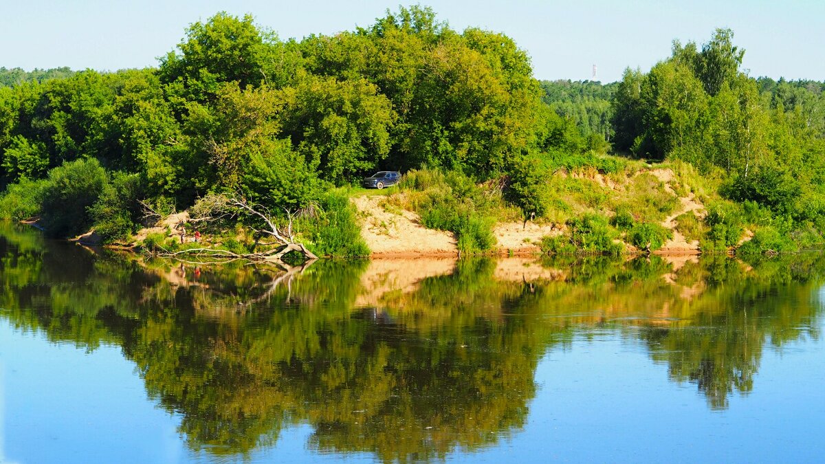 Живописный берег Днепра (репортаж из поездок по области). - Милешкин Владимир Алексеевич 