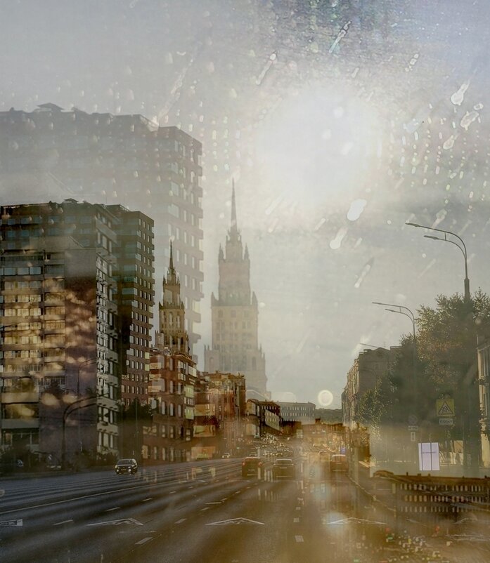 Город, дождь. Двойная экспозиция - Любимова Ольга Город, дождь. Двойная экспозиция - Любимова Ольга