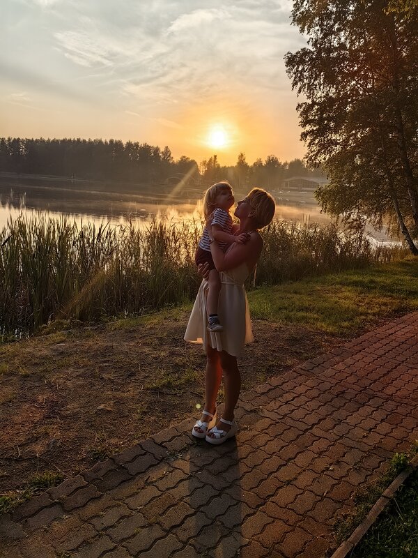 Закат на озере - Вероника Парилова