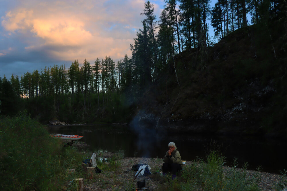 Вечер на реке Северная Тошемка - Галина Ильясова Вечер на реке Северная Тошемка - Галина Ильясова