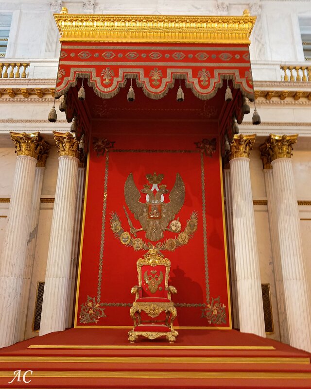 Тронный зал в Зимнем дворце, Санкт-Петербург - Любовь Сахарова Тронный зал в Зимнем дворце, Санкт-Петербург - Любовь Сахарова