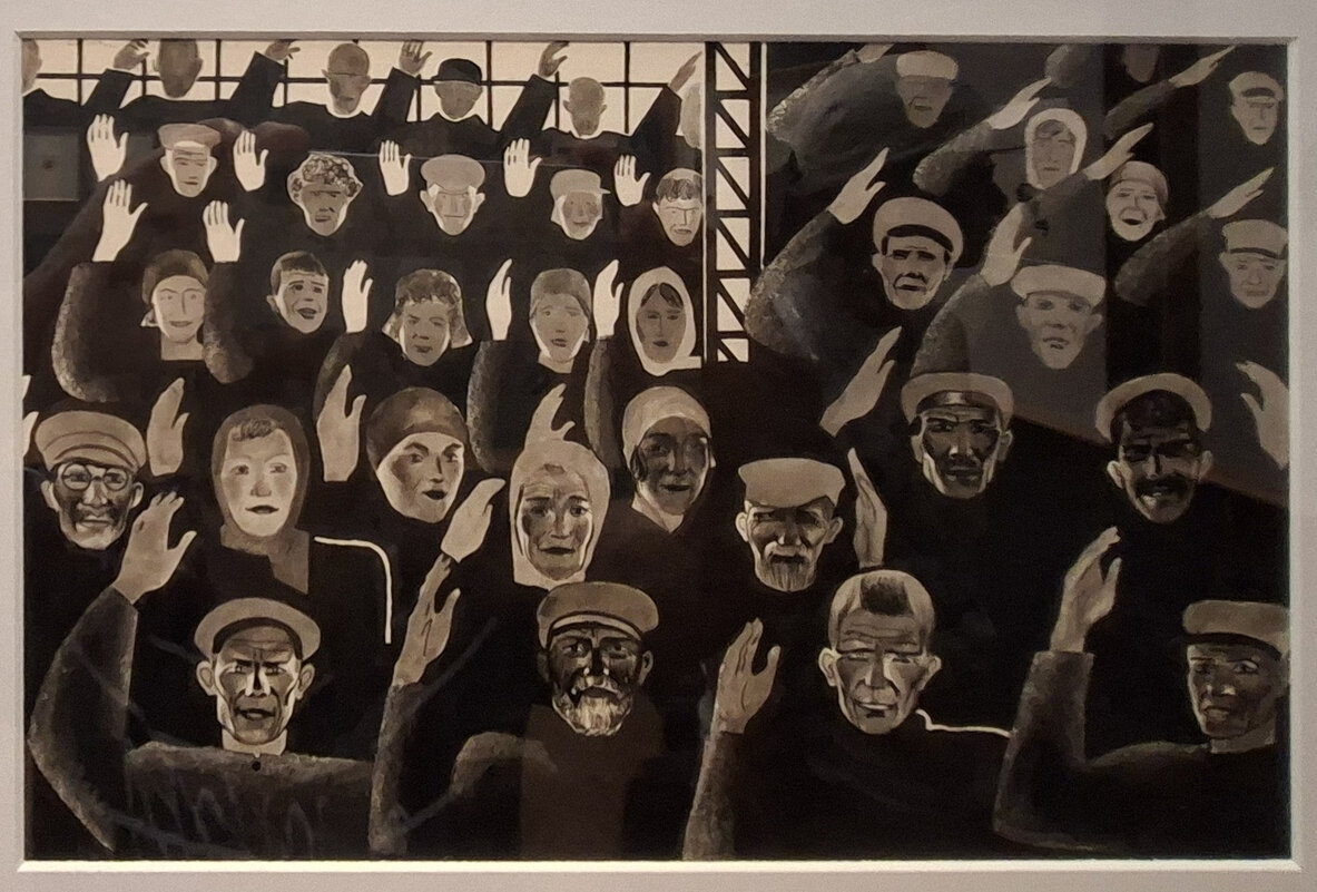 "Постановили единогласно" 1925 Курская картинная галерея. - ИРЭН@ . "Постановили единогласно" 1925 Курская картинная галерея. - ИРЭН@ .