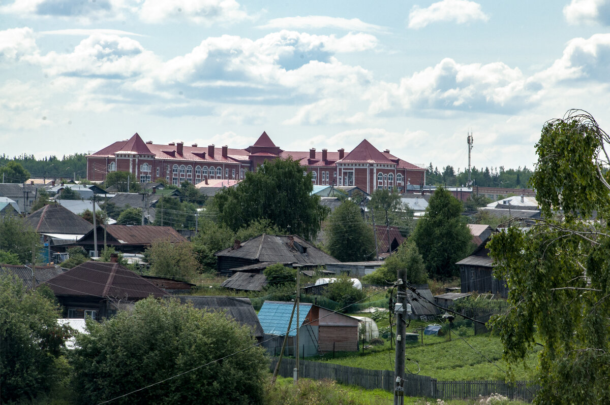 Панорама заречной части города из Ямской слободы Верхотурье, август 2025 - Gen Панорама заречной части города из Ямской слободы Верхотурье, август 2025 - Gen