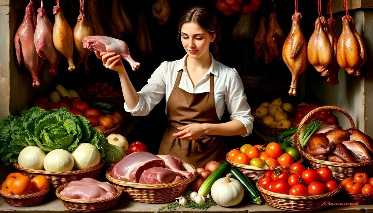 Мы повстречались с ней на рынке городском...:-) - Андрей Заломленков