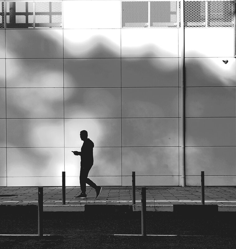 Силуэт и тени на стене - Любимова Ольга 