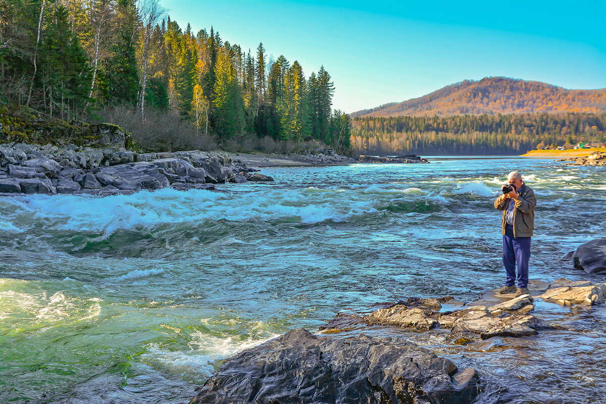 Сибирская река. - юрий Амосов Сибирская река. - юрий Амосов