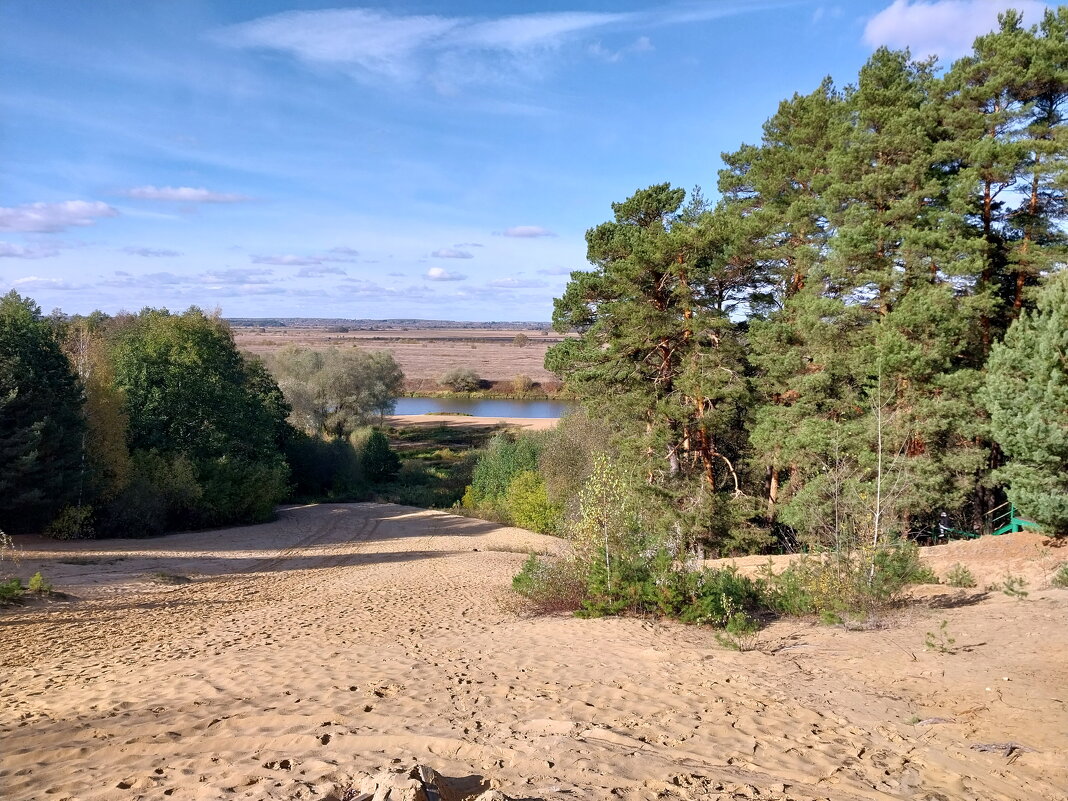 Вид с лысой горы в поселке Солотча - Tarka 