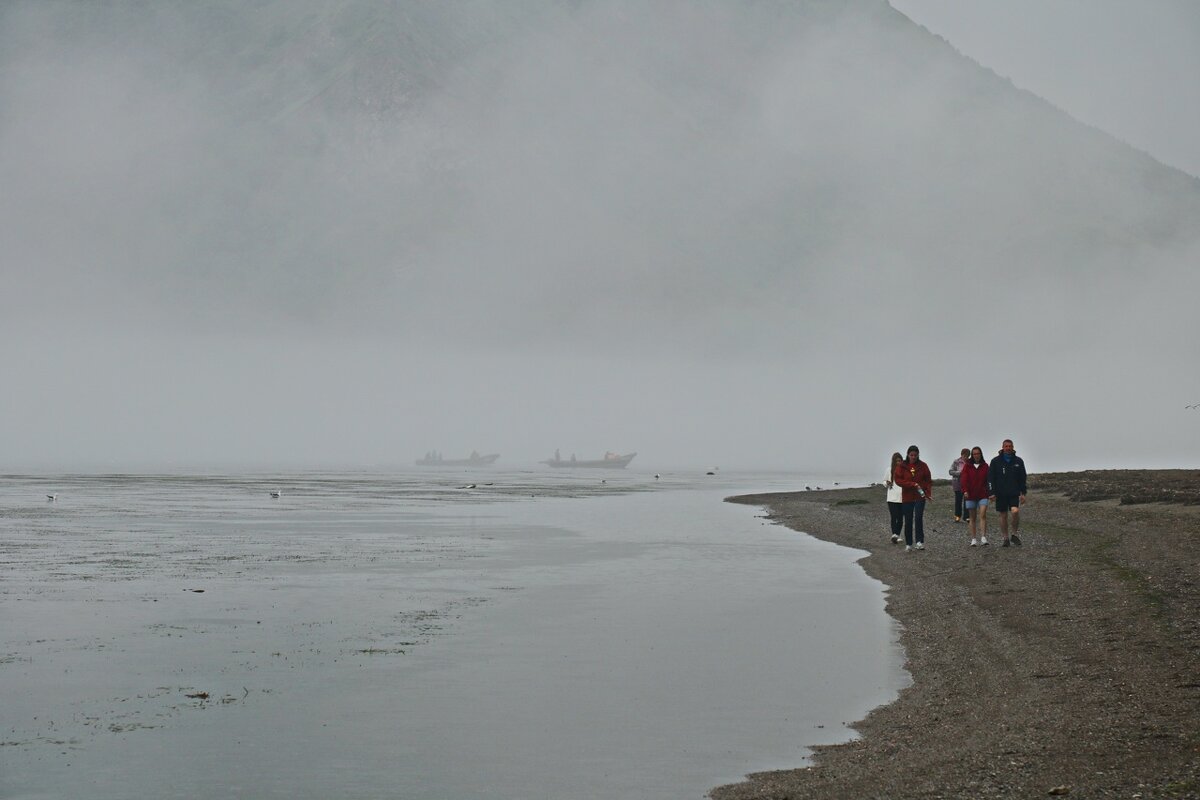 Туман и дождь в бухте Тихая. - Ирина Нафаня