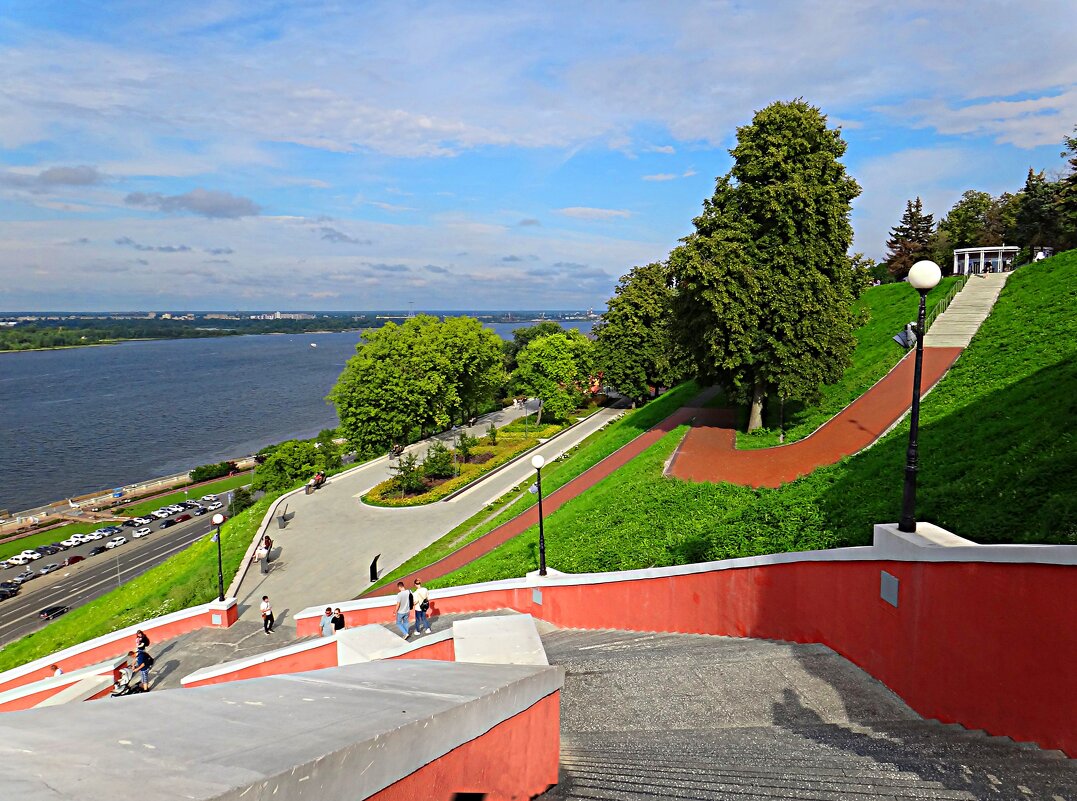 Чкаловская лестница. - Виктор Мухин