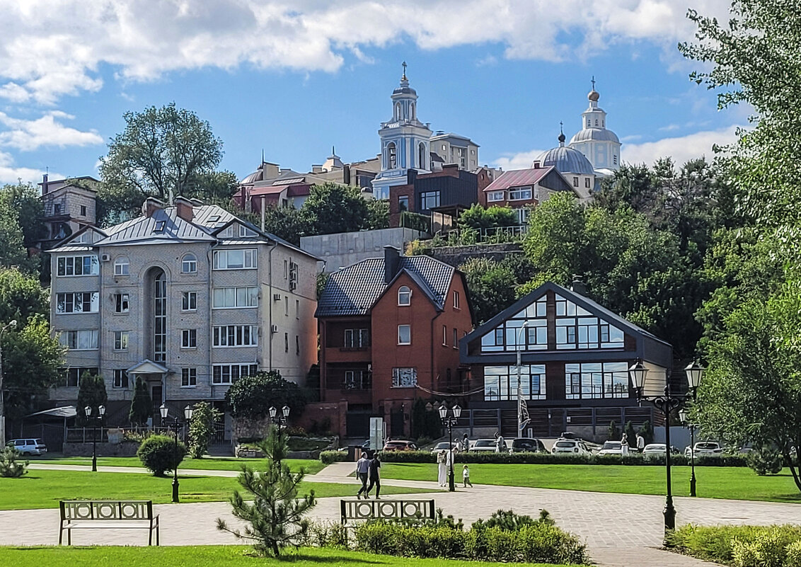 Вид на бугор (Воронежские низы) с Адмиралтейской площади - Татьяна Машошина