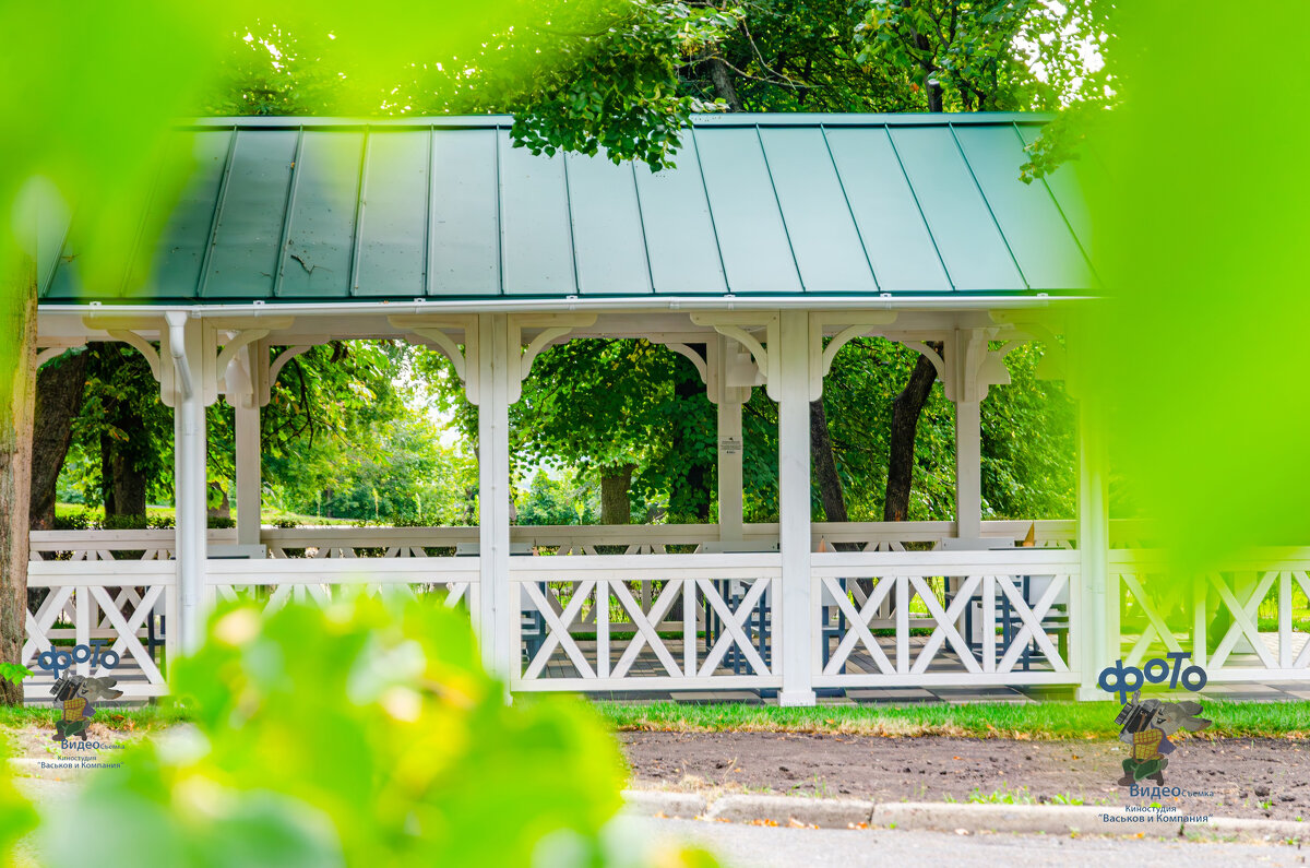 Шахматная беседка в Первомайском парке. город Курск - Руслан Васьков