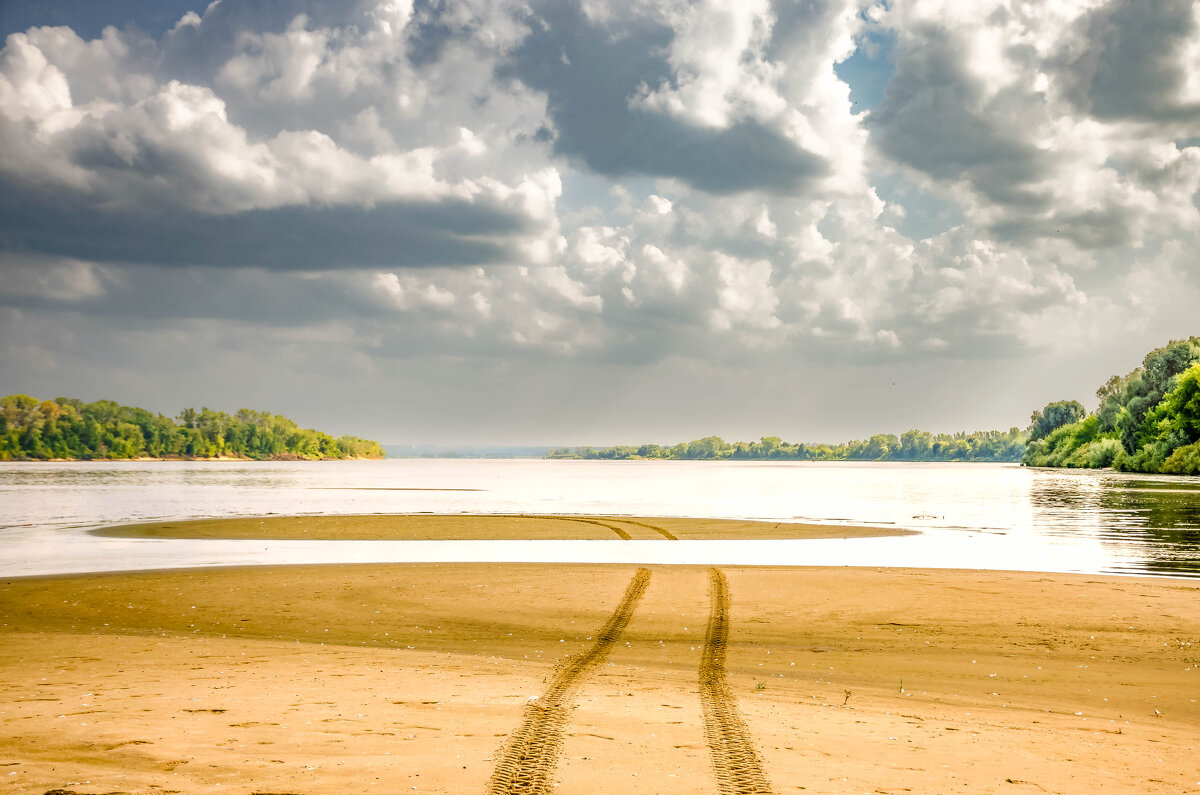 песчаная коса на Волге - Va-Dim ...