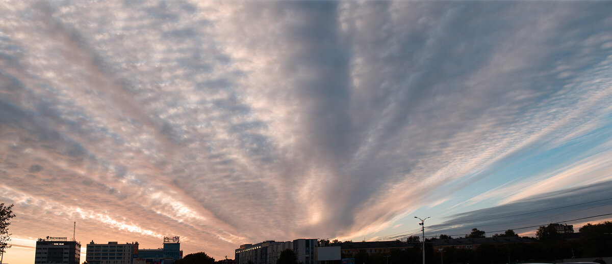 закат в городе - Виталий 