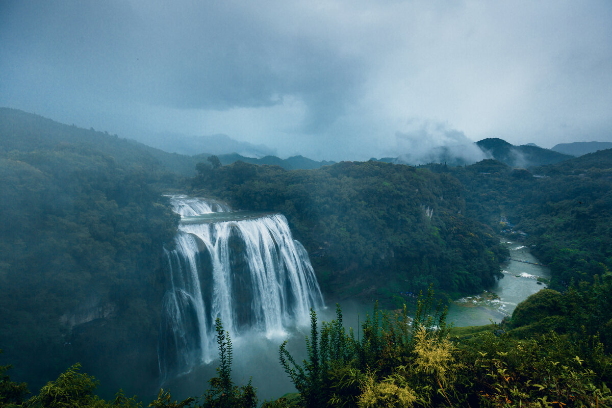 Водопад Хуангошу в Гуйчжоу, Китай - Дмитрий 