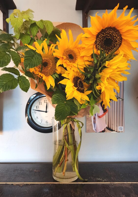 Букет с подсолнухами. - Любимова Ольга 
