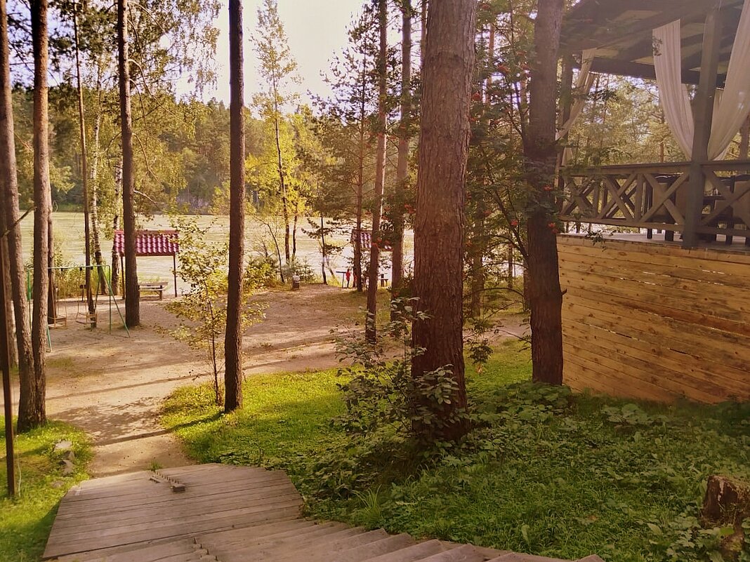 На берегу Катуни .  отдых на Алтае . - Мила Бовкун