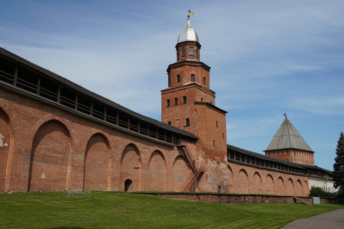 Башня Кокуй в кремле Великого Новгорода - Сергей Беляев Башня Кокуй в кремле Великого Новгорода - Сергей Беляев