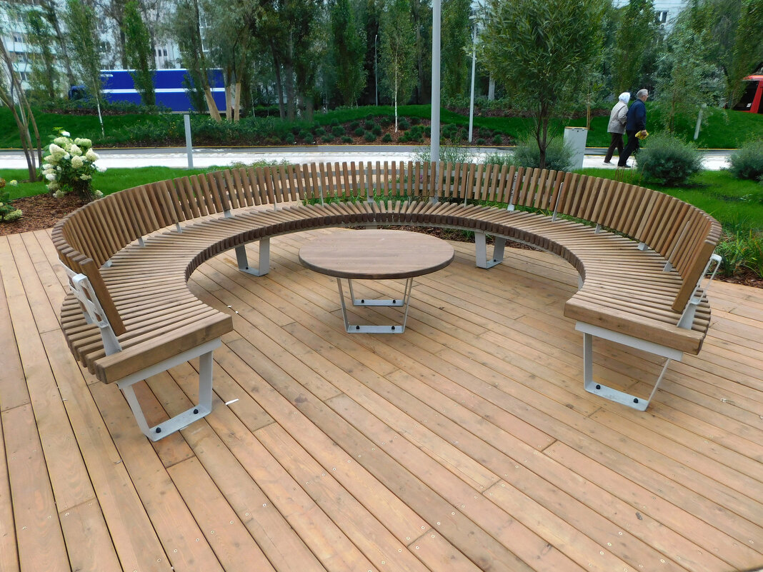 Скамейка радиусная - Наиля 