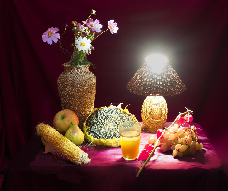 Фруктовый натюрморт с манговым соком - Евгений 