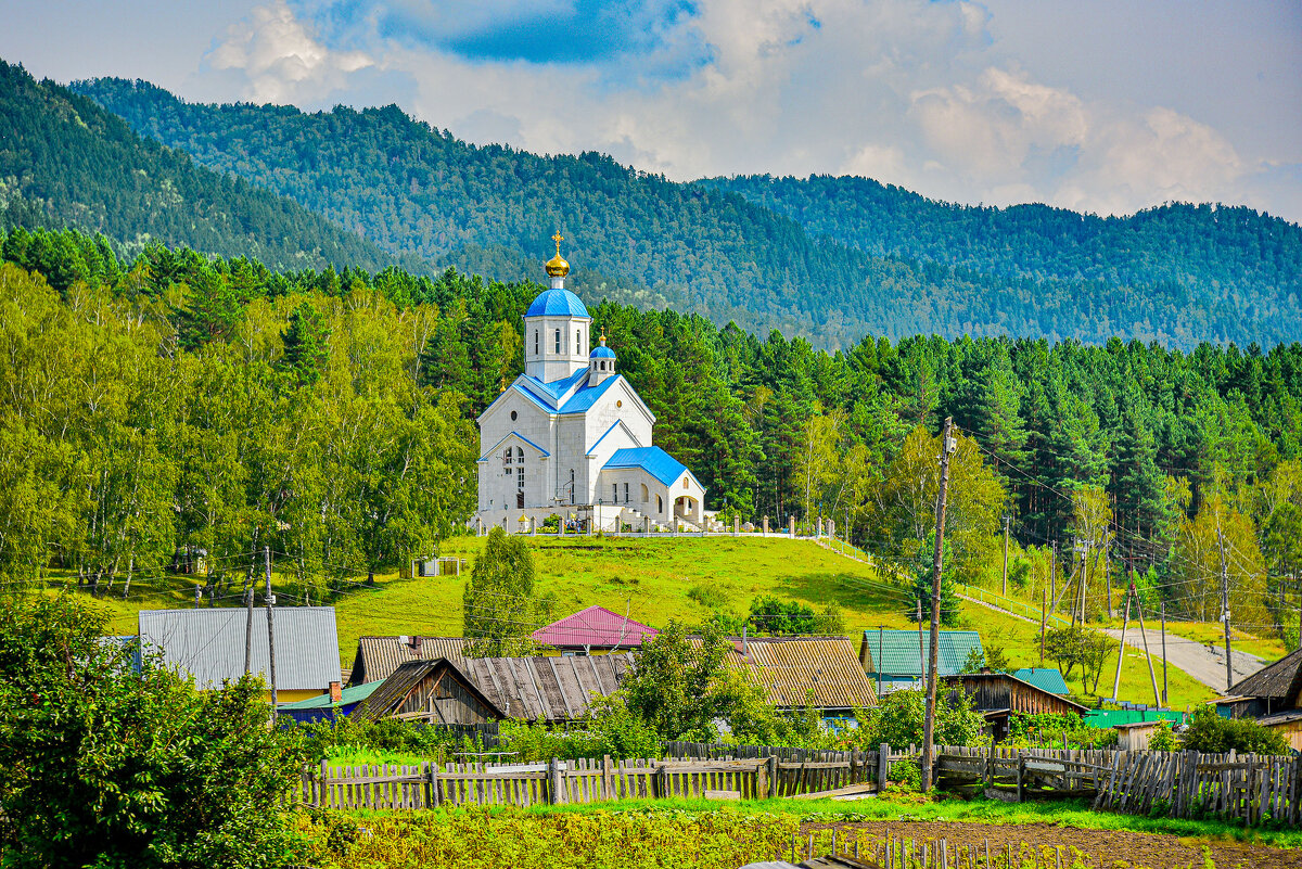 Храм за деревней. - юрий Амосов