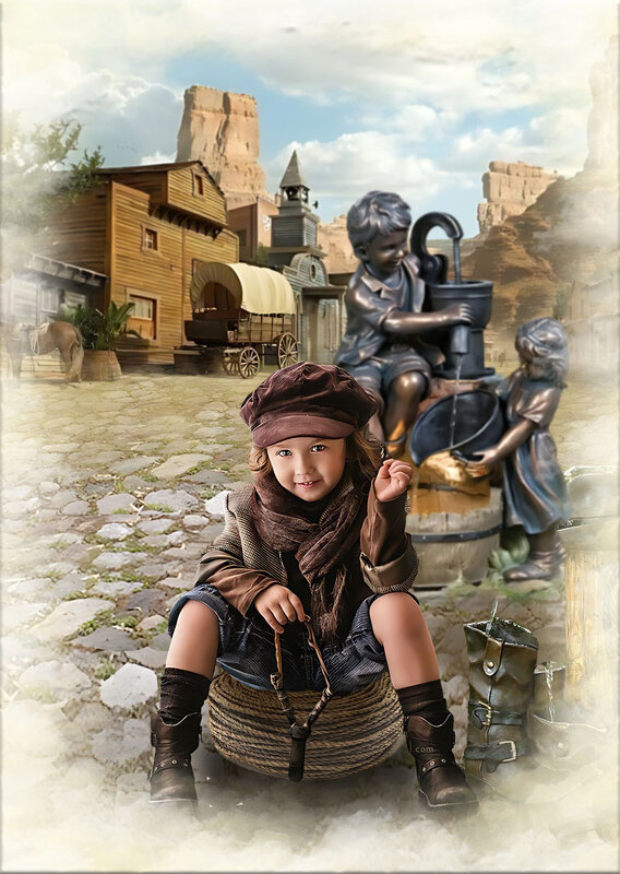 PSD-шаблон, коллаж - Евгений Наместников