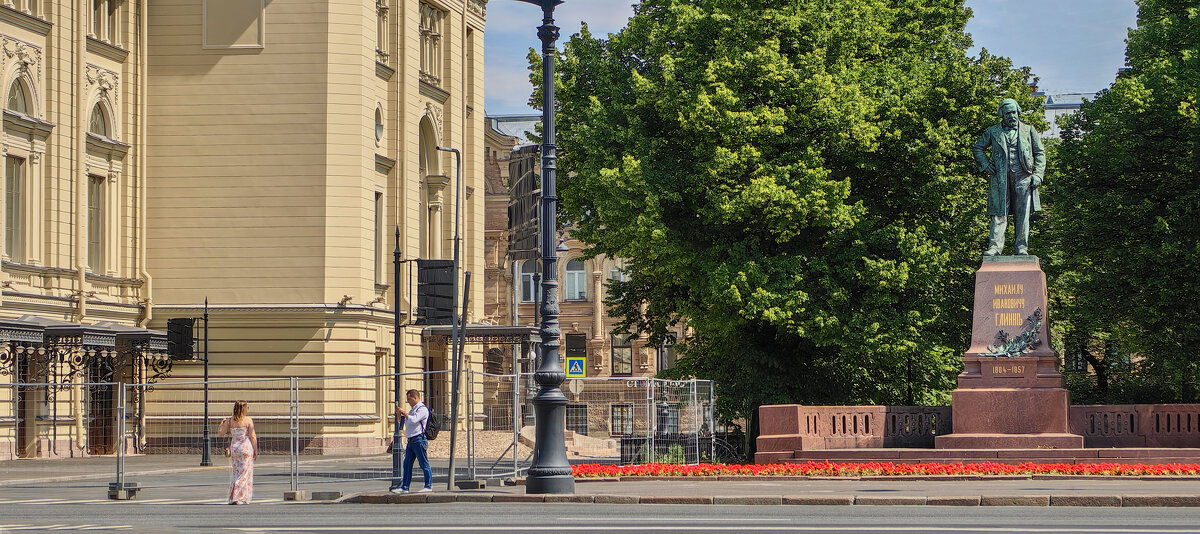 Санкт-Петербург. Театральная площадь. Консерватория имени Римского-Корсакова - Стальбаум Юрий 