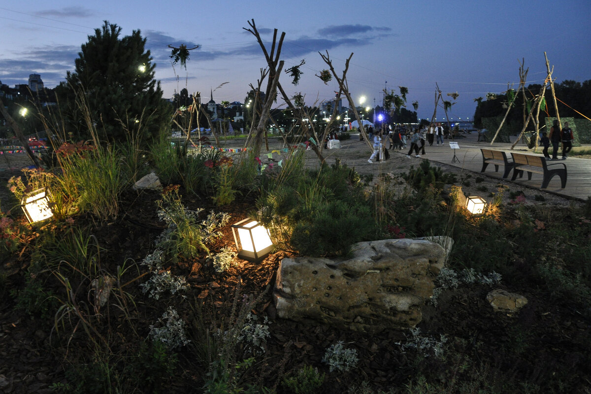 Оформление вокруг арт объекта "Ритм губернии"  на XV Международном фестивале садов и цвето - Татьяна Машошина