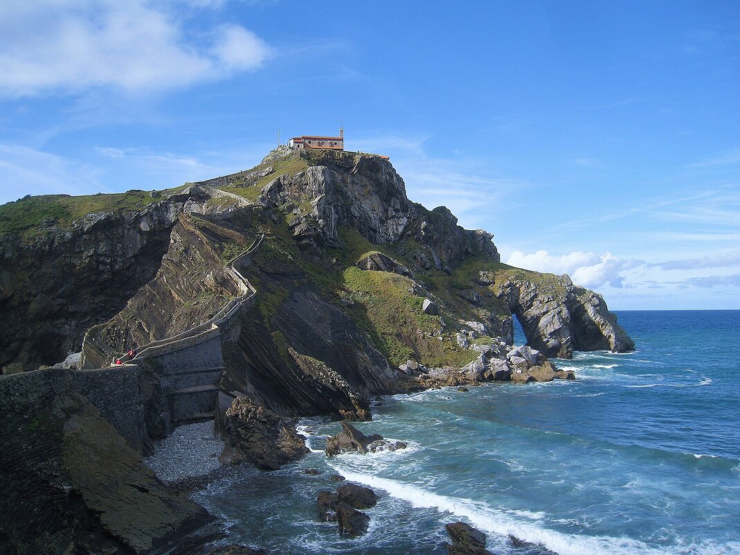 Остров Гастелугаче, Страна Басков, Испания. - unix (Илья Утропов)