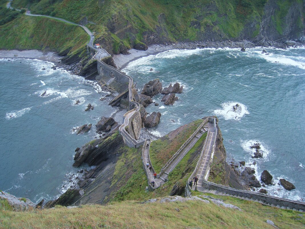 Дорога на остров Гастелугаче, Испания. - unix (Илья Утропов)