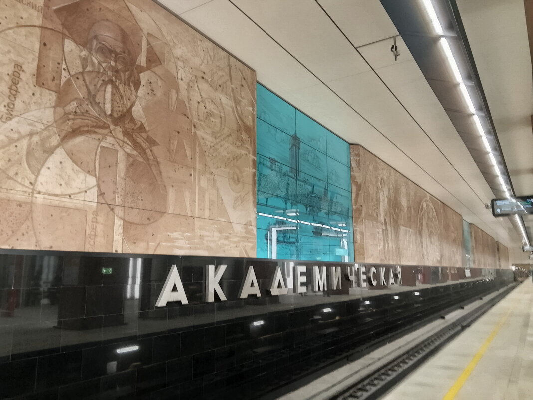 Станция метро Академическая Троицкой линии - Анастасия Смирнова Станция метро Академическая Троицкой линии - Анастасия Смирнова