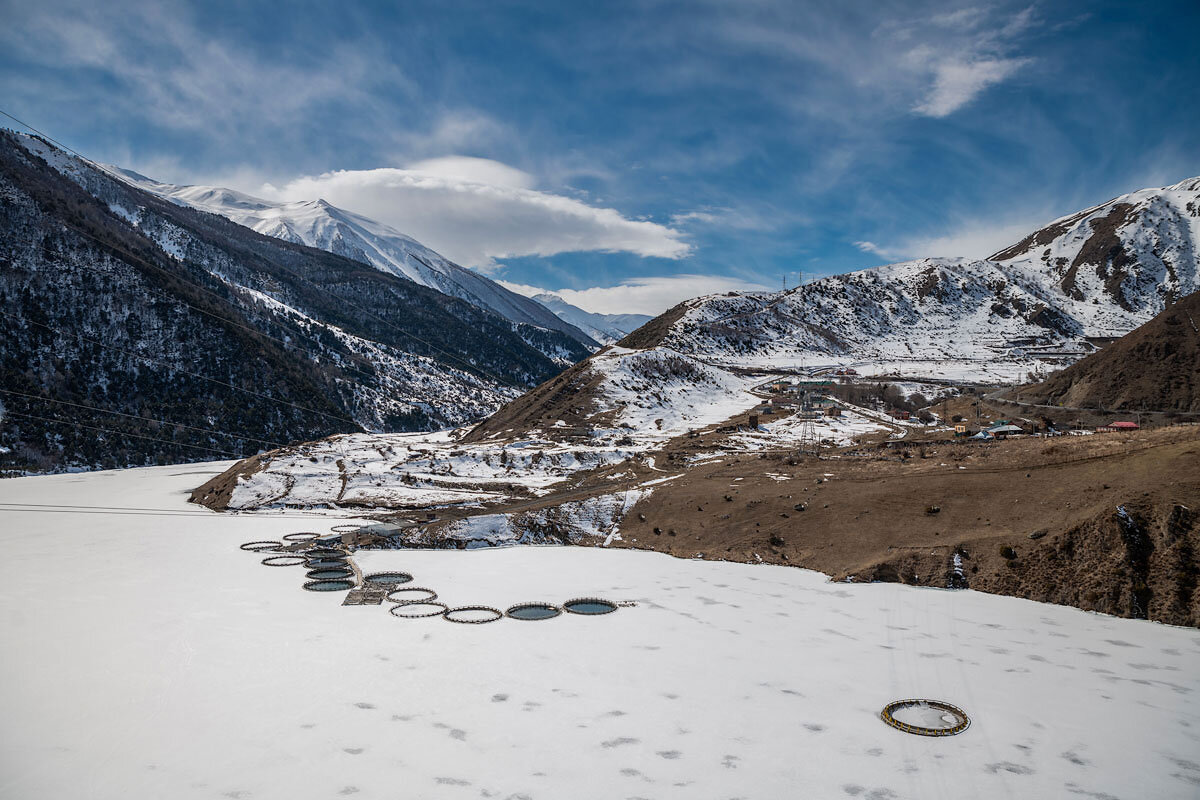 Зарамагское водохранилище в Северной Осетии. - Дина Евсеева