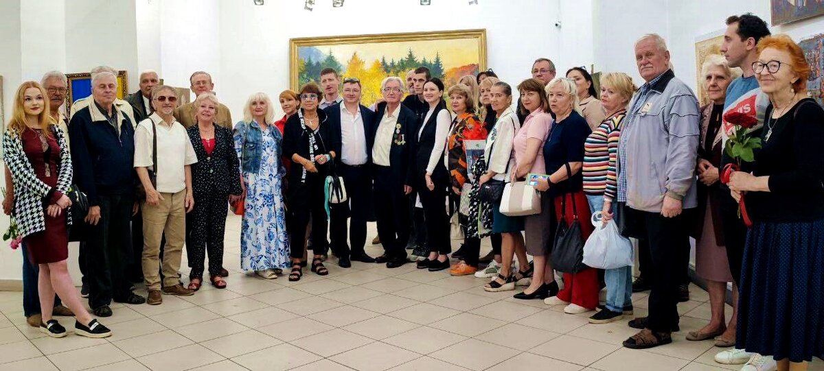 на виставці Володимира Краснова Вернісаж - Степан Карачко