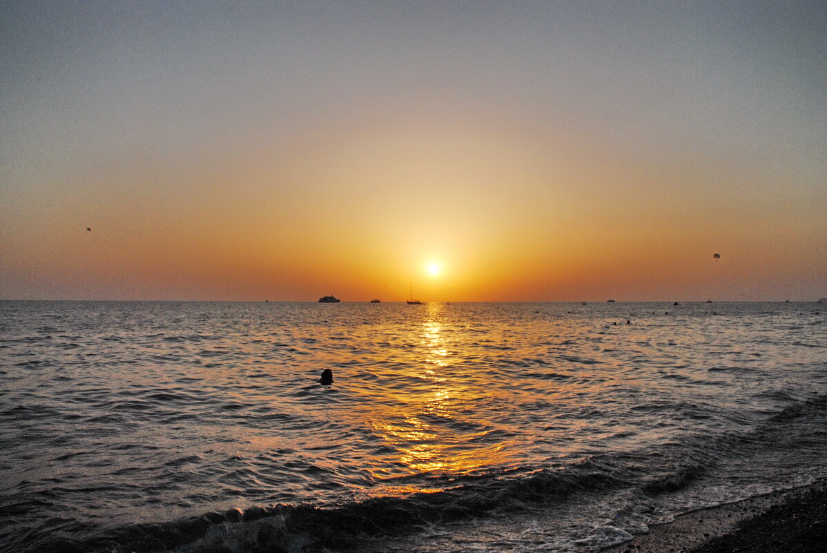 Закат на море - lyudmila Курлова