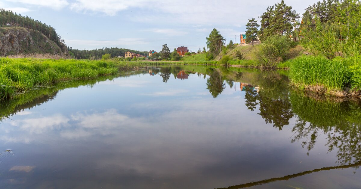 Утро на реке Миасс. - Алексей Трухин