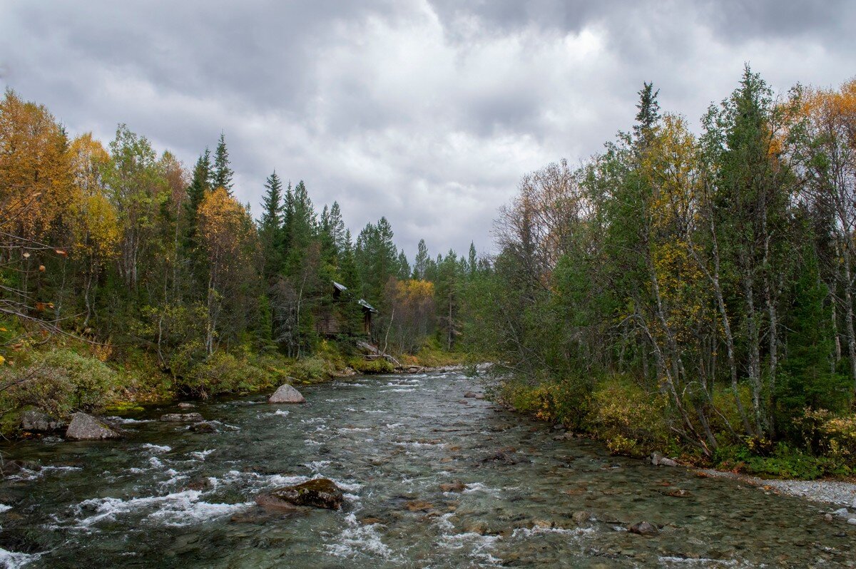 Пейзаж с банькой.......... - Юрий Цыплятников